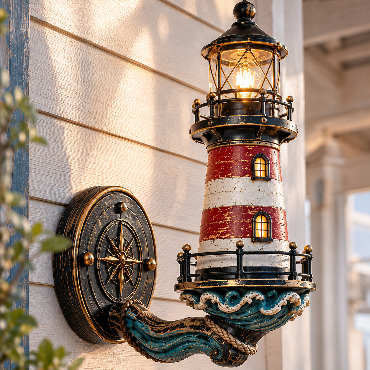 🌊Vintage Coastal Lighthouse Wall Light