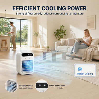 ❄️ Portable Mini Air Cooler Compact & Portable Powerful Cooling