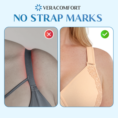 Front-Closure Wireless Comfort Bra – Adjustable Straps & Gentle Support