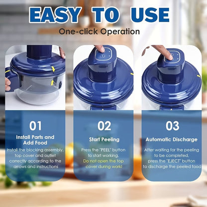 🔥LAST DAY 47% OFF - Universal Automatic Peeler | The Smart Kitchen Gadget That Peels Fruits & More In Seconds