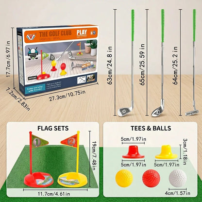Kids Golf Set with Adjustable Clubs – Perfect for Backyard Play