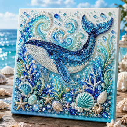 🔥Last Day 49% OFF - 🌊✨ Ocean Theme Pearl Art DIY Kit – Relaxing DIY Craft to Create Stunning Coastal Artwork