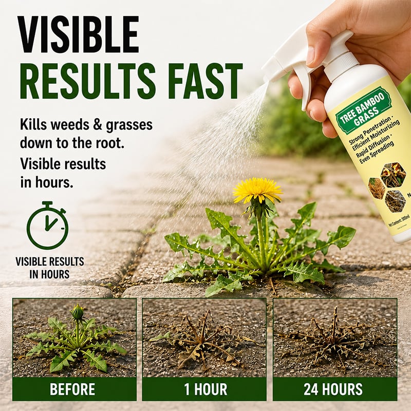🌿🔥Fast-acting Natural Weed & Grass Killer Spray