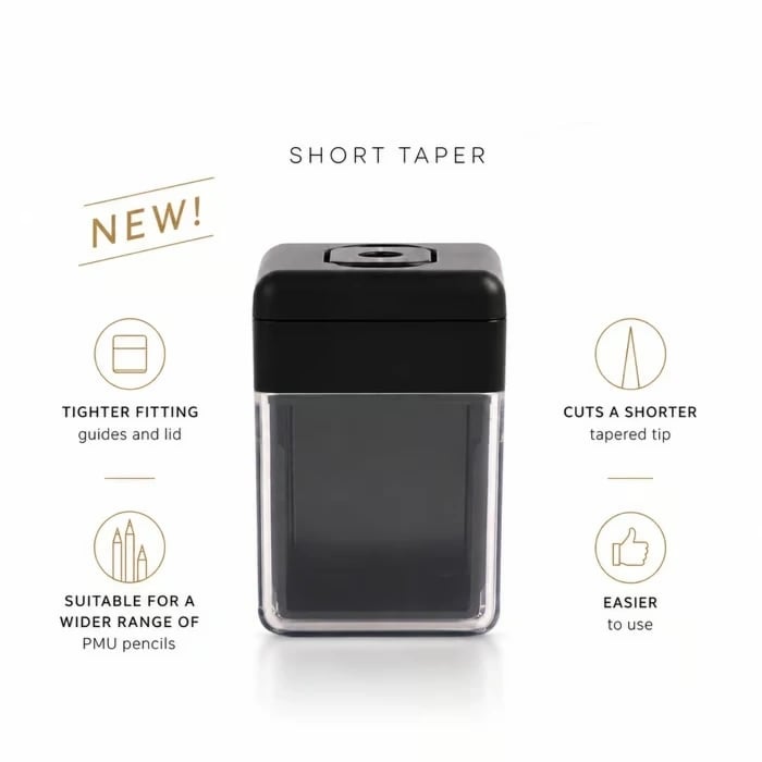 💯 ✨ Precision PMU Pencil Sharpener – Portable Handheld Sharpener for Permanent Makeup Artists