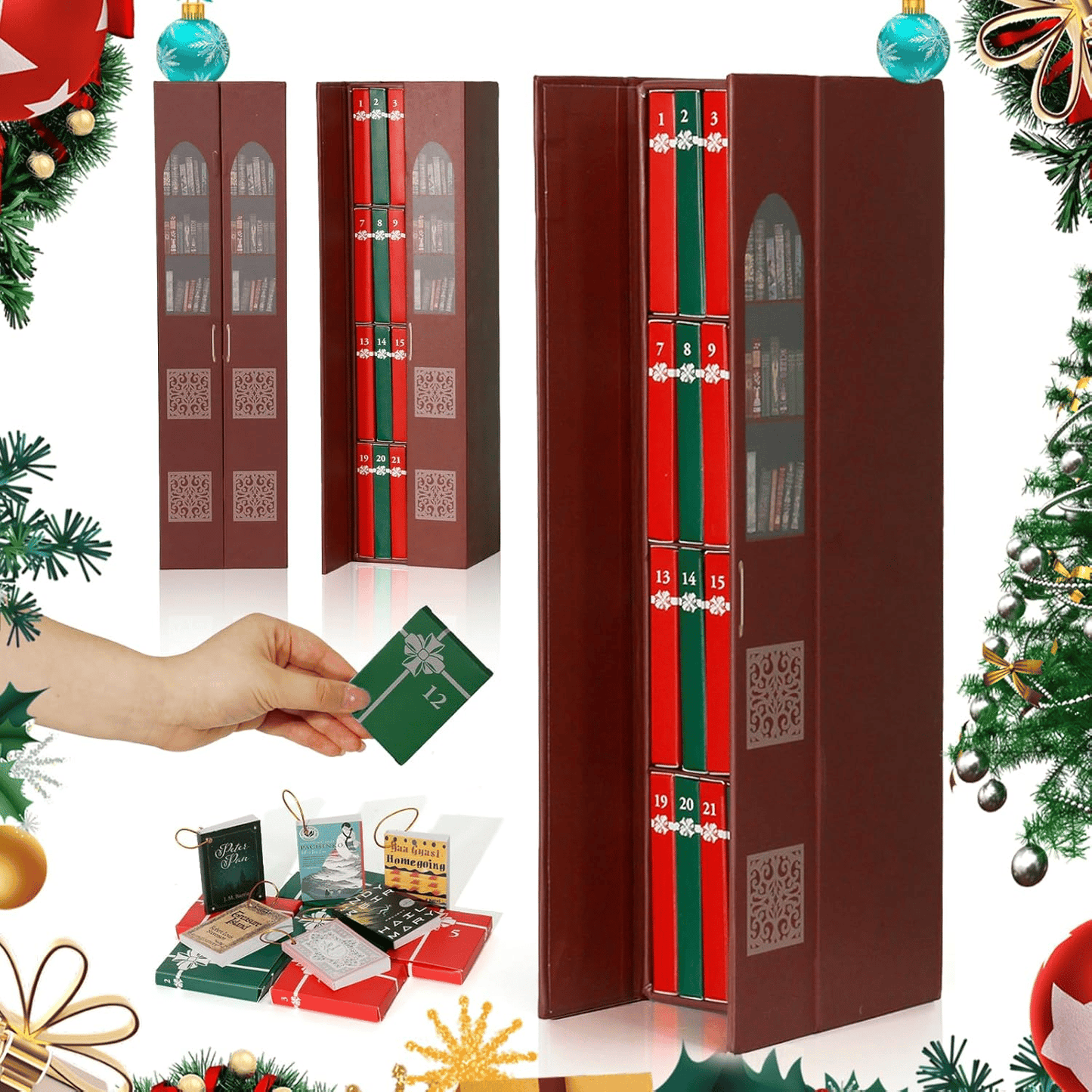 Last Day 50% OFF ✨💥 Mini Book Ornament Advent
