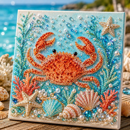 🔥Last Day 49% OFF - 🌊✨ Ocean Theme Pearl Art DIY Kit – Relaxing DIY Craft to Create Stunning Coastal Artwork