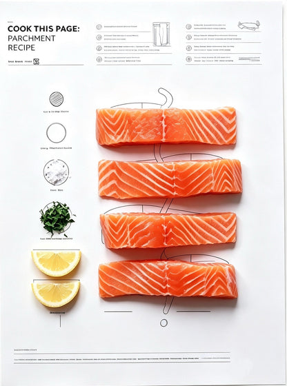 Recipe‑Printed Baking Paper Convenient Home Oven Cooking Sheet