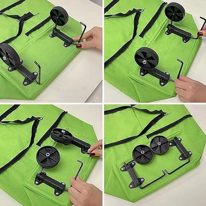 📢📢50% OFF !! ⏰Collapsible rolling shopping bag
