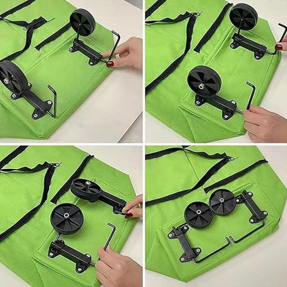 📢📢50% OFF !! ⏰Collapsible rolling shopping bag