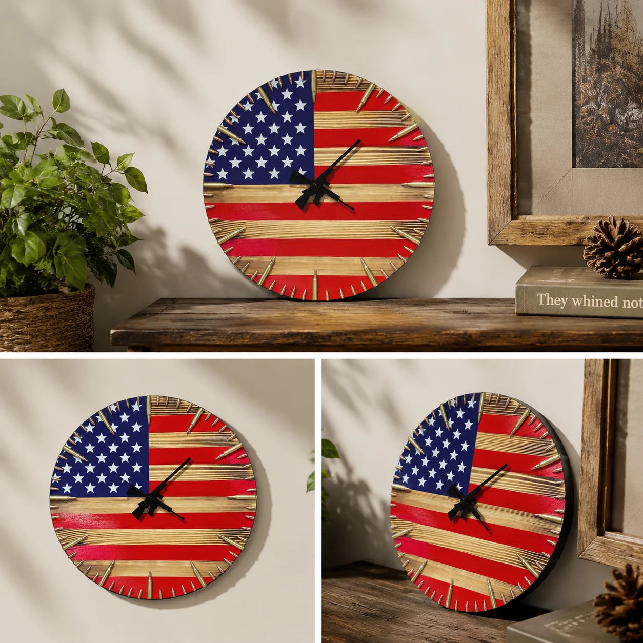 🔥100% Handmade America 250™ Heritage Clock - BUY 2 FREE SHIPPING