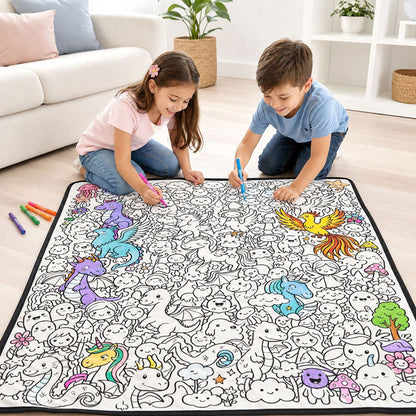 Zavrlyshop™ Coloring Blanket🖍️ Color It. Wash It. Repeat It! 🔄✨
