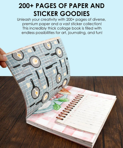 200+ Pages The Flavor Folio Collage Activity Book