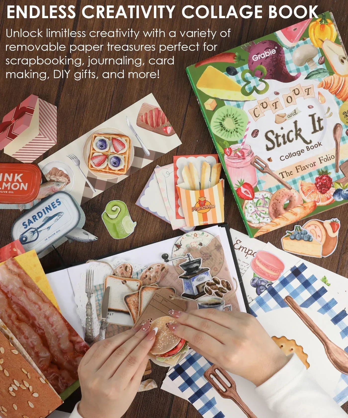 200+ Pages The Flavor Folio Collage Activity Book