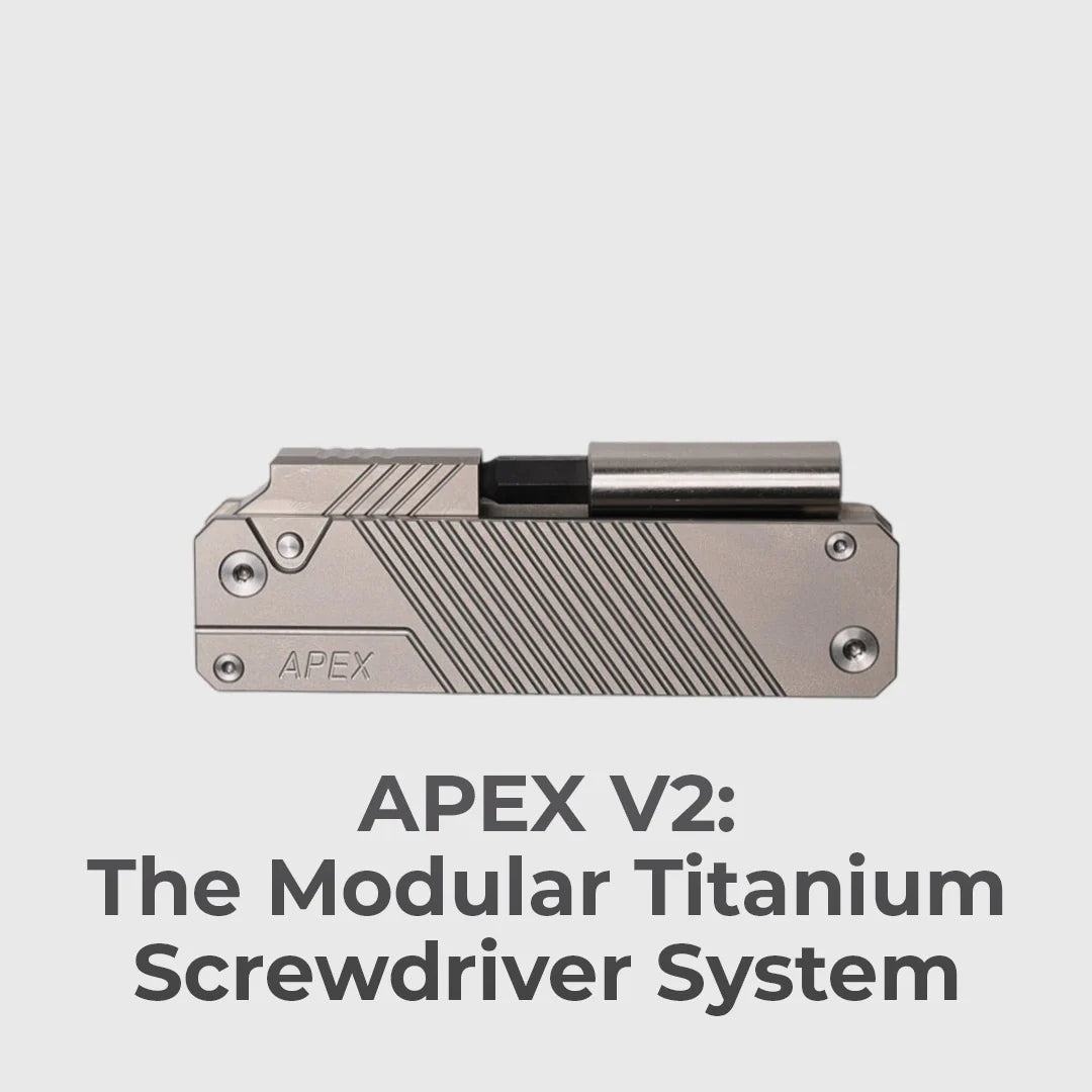 Modular Titanium Everyday Screwdriver