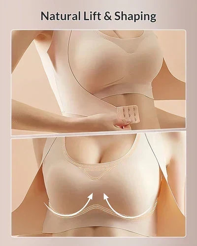 👙 Front Closure Cross-Back Wireless Posture Bra – Ultra Push-Up, All-Day Comfort & Natural Lift for a Slimmer, Taller Silhouette 💖