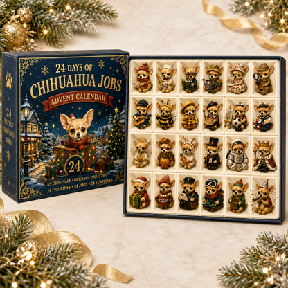 Chihuahua Jobs Advent Calendar 2026 – 24 Days of Unique Chihuahua Miniature Collectibles