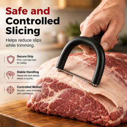 🔥 54% OFF! 🥩 Handheld Fat Trimmer for Beef & Pork BBQ Prep