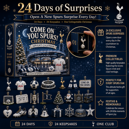 🎄 Come On You Spurs! Football Christmas Advent Calendar