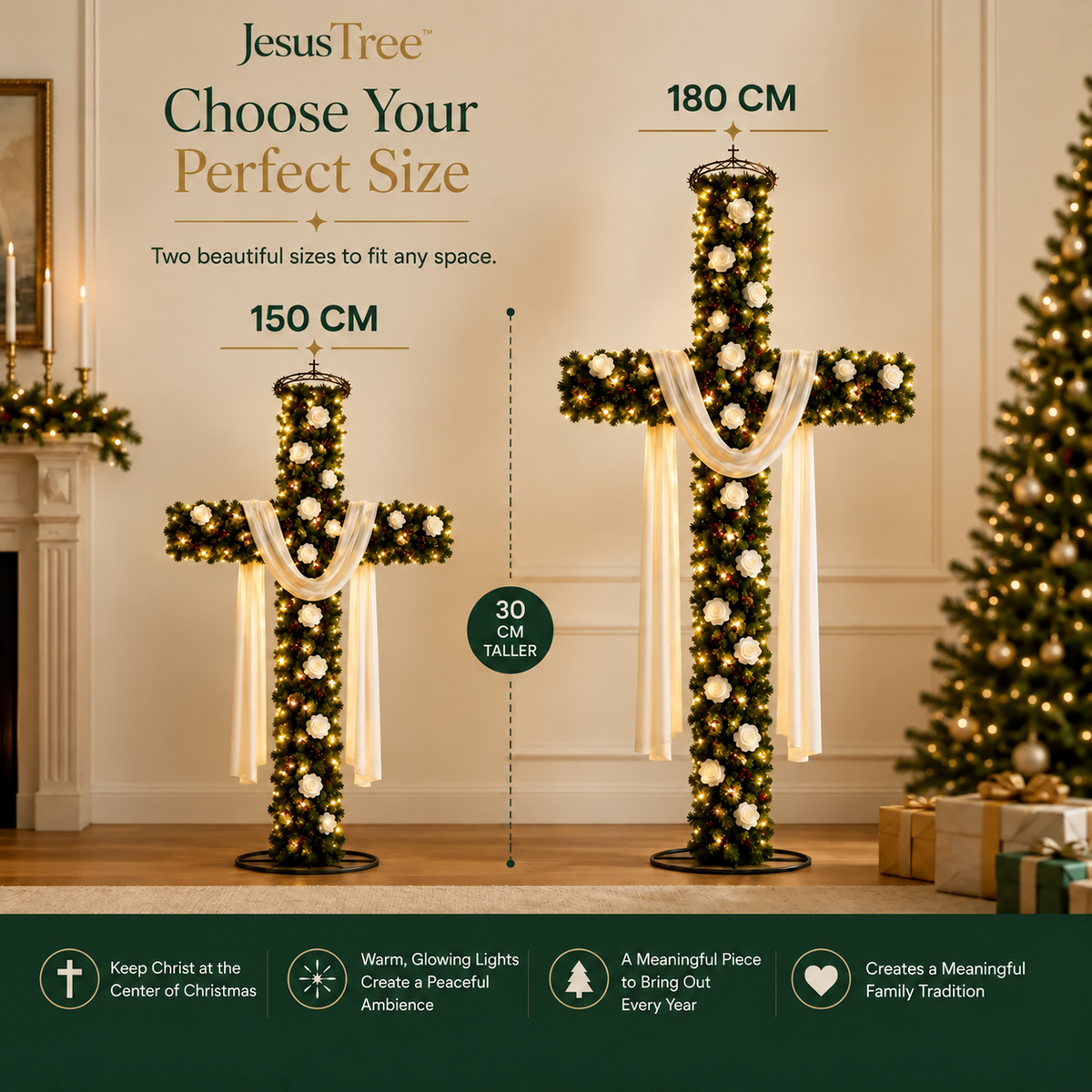 JesusTree™ Christmas Cross