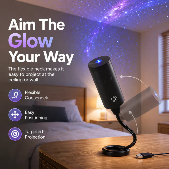 ⏰Last day Promotion 🔥-Night Light Projector - Smart Holographic Star Projector