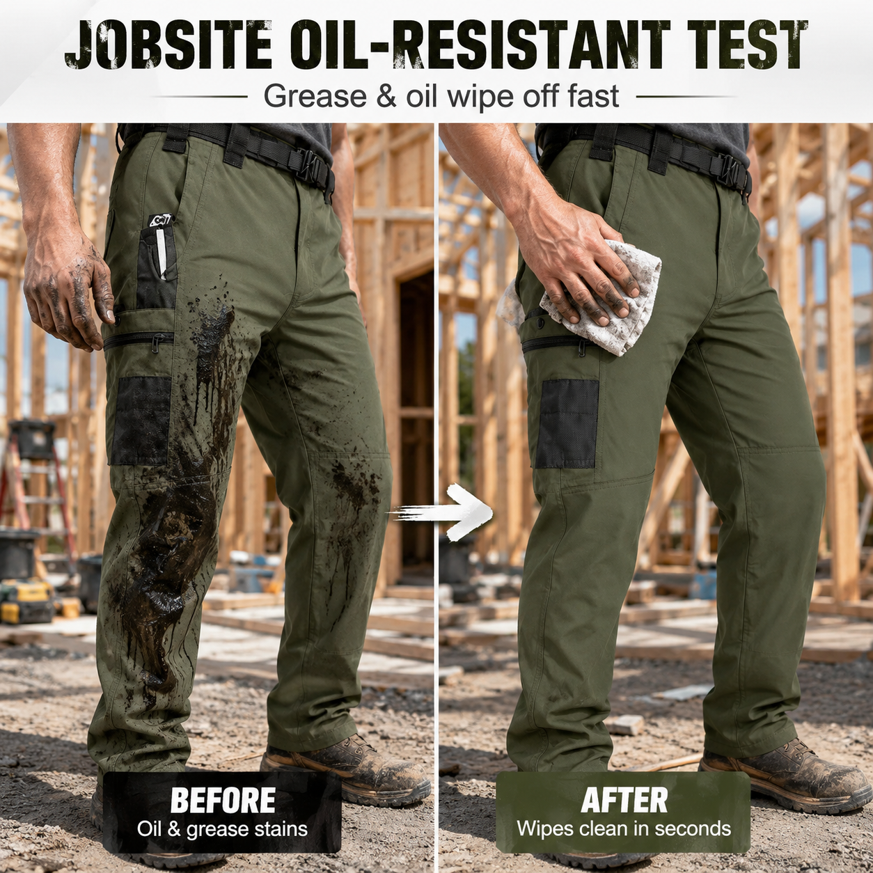 🔥 25,000+ Sold | Men’s FR Tactical Work Pants – Flame-Resistant, Tougher Than Jeans 💪