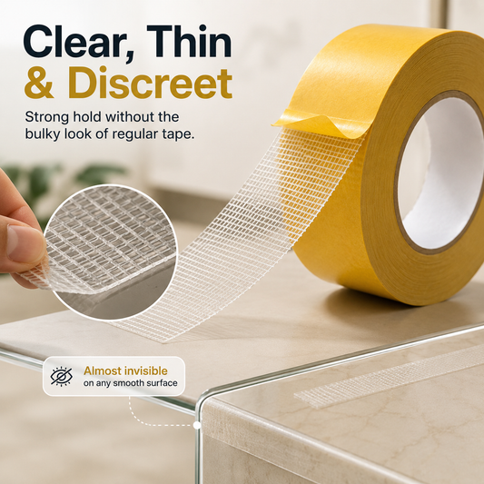 🏅High-Tack Double-Sided Mesh Tape