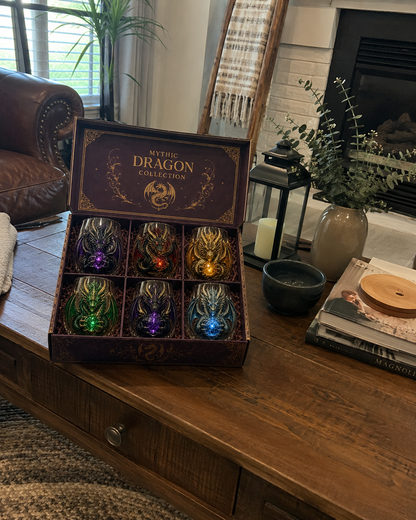 🐉 3D Mythic Dragon Glass Art Cup | Luxury Raised Fantasy Glassware for Whiskey✨