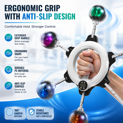 360° Wrist & Forearm Trainer | Upper Body Strength & Home Gym Tool