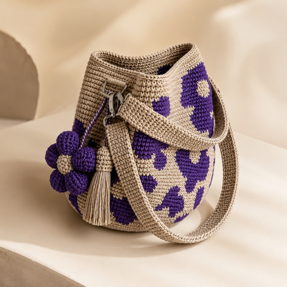 🔥💝LAST DAY 49% OFF🧵Handwoven Flower Bucket Bag