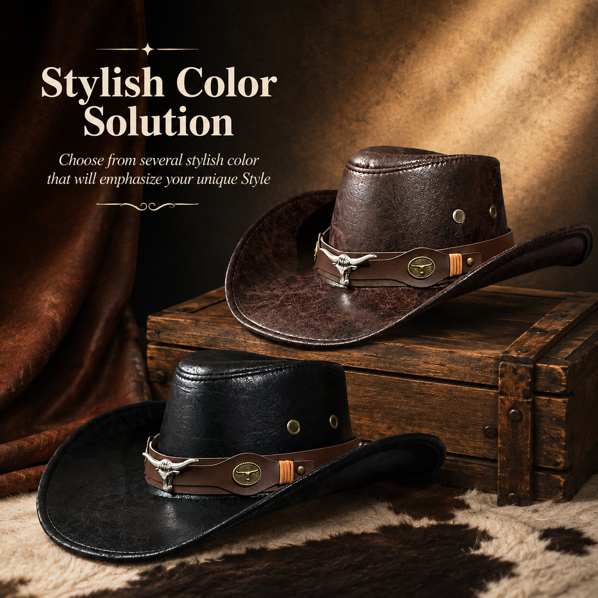 ☀️🌬️ LIMITED TIME 50% OFF! 🤠Breathable Sunshade Cowboy Hat – Cool airflow & UV protection – Stay shaded all day long.