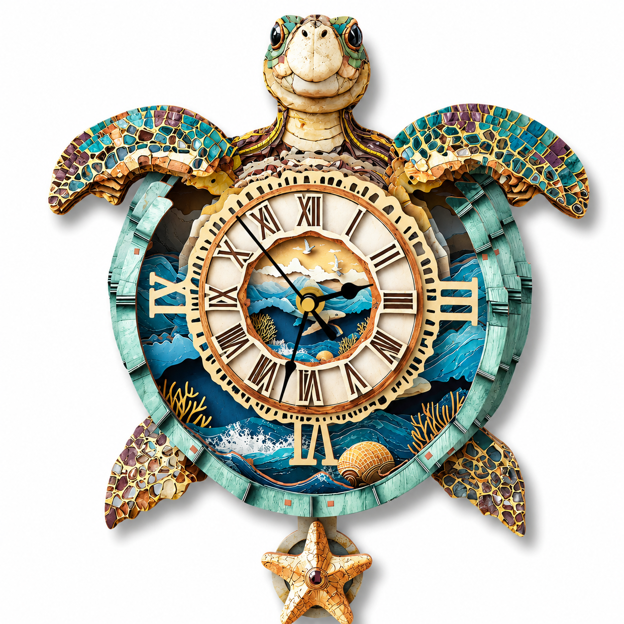 🕰️ 3D Wooden Mechanical Pendulum Clock Kit – 3 Unique Designs