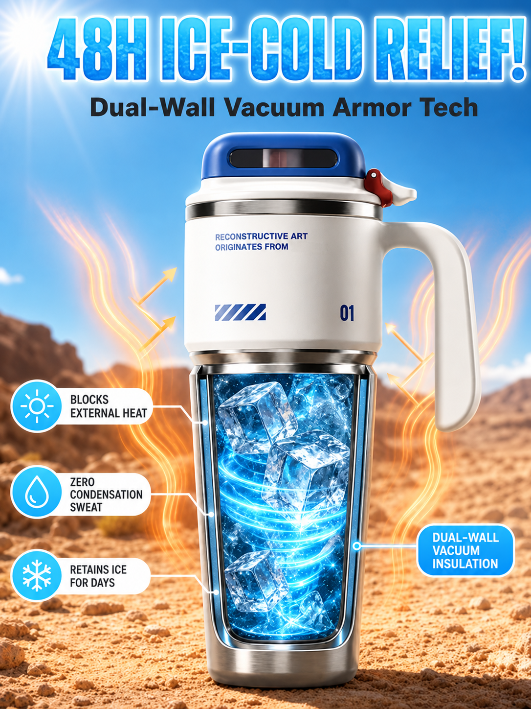 The Ultimate Hydration Upgrade: 24-Hour Ice Cold, 12-Hour Piping Hot! 🔥🧊