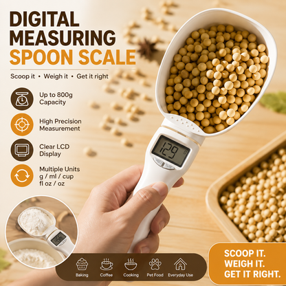 💖Hot 49% OFF🥄 Digital Measuring Spoon Scale — High-Precision Food Weighing Spoon