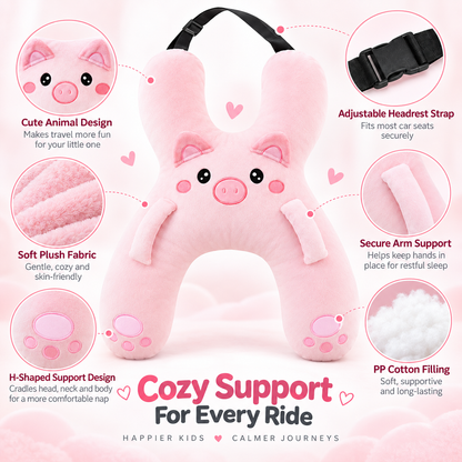 🚗 Limited-time 50% off — Kids car travel sleep support pillow