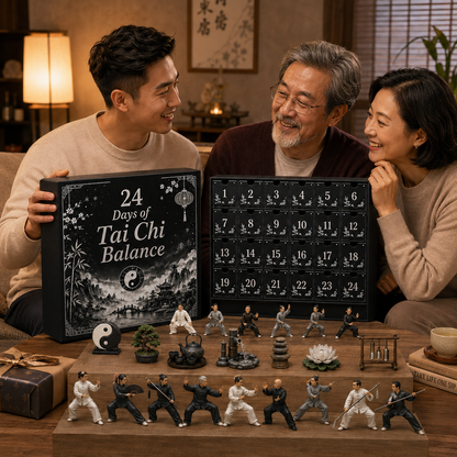 CHRISTMAS KICKOFF 40% OFF - 2026 Days of Tai Chi Balance Blind Box - 24-Day Festive Countdown, Tai Chi Collectible Figures Blind Box - Gift For Tai Chi Lovers