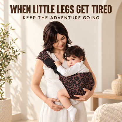 👶 “Carry Me” Toddler Hip Carrier – Quick, Compact Support for Tired Little Legs