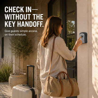 🚨 LIMITED TIME Never Get Locked Out Again 🔐 | 4-Digit Wall-Mounted Key Lock Box