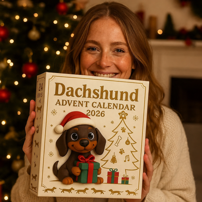 🎄🐾 2026 Dachshund Advent Calendar 🐶✨