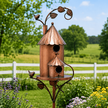 🔥Last Day 50% OFF Sola🔥-❤🐦Handmade Iron Birdhouse❤