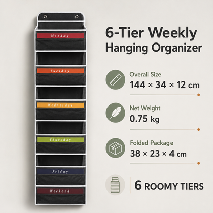 🔥49% OFF🔥6-Tier Large-Capacity Hanging Organizer