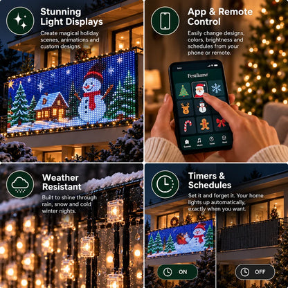 MerryPixels™ - Smart Animated Christmas Lights
