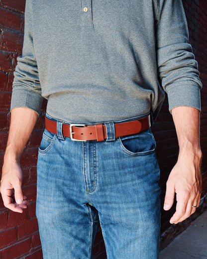 🔥Handmade Full-grain Buffalo Leather Belt