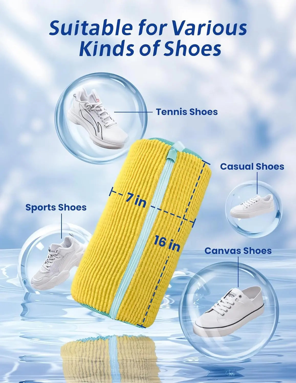 ShoeSpa 360° Washing Machine Shoe Bag🧼