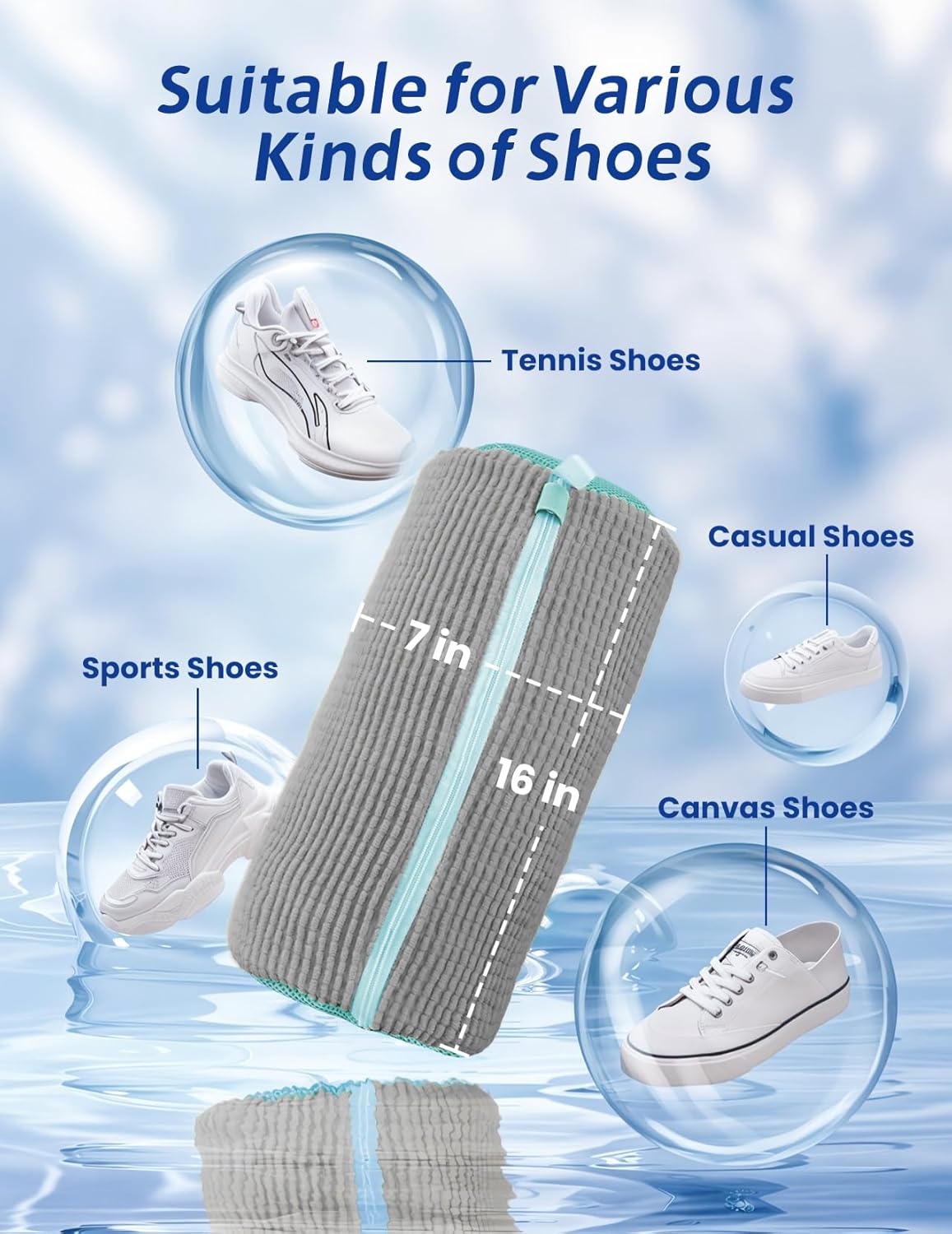 ShoeSpa 360° Washing Machine Shoe Bag🧼