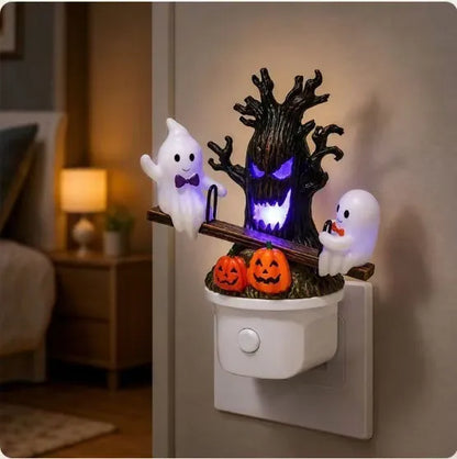 🎃👻Halloween Night Light Ghost Bubble Bath Lamp Ghost Reading Lamp Ornament