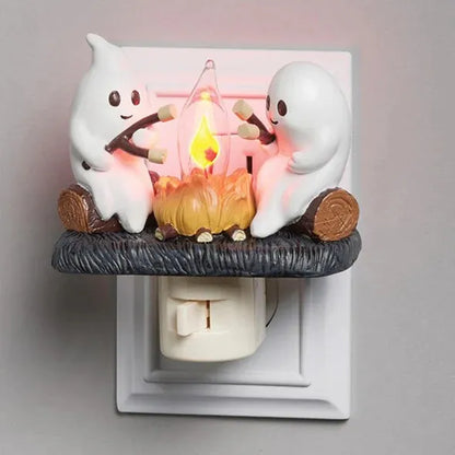 🎃👻Halloween Night Light Ghost Bubble Bath Lamp Ghost Reading Lamp Ornament