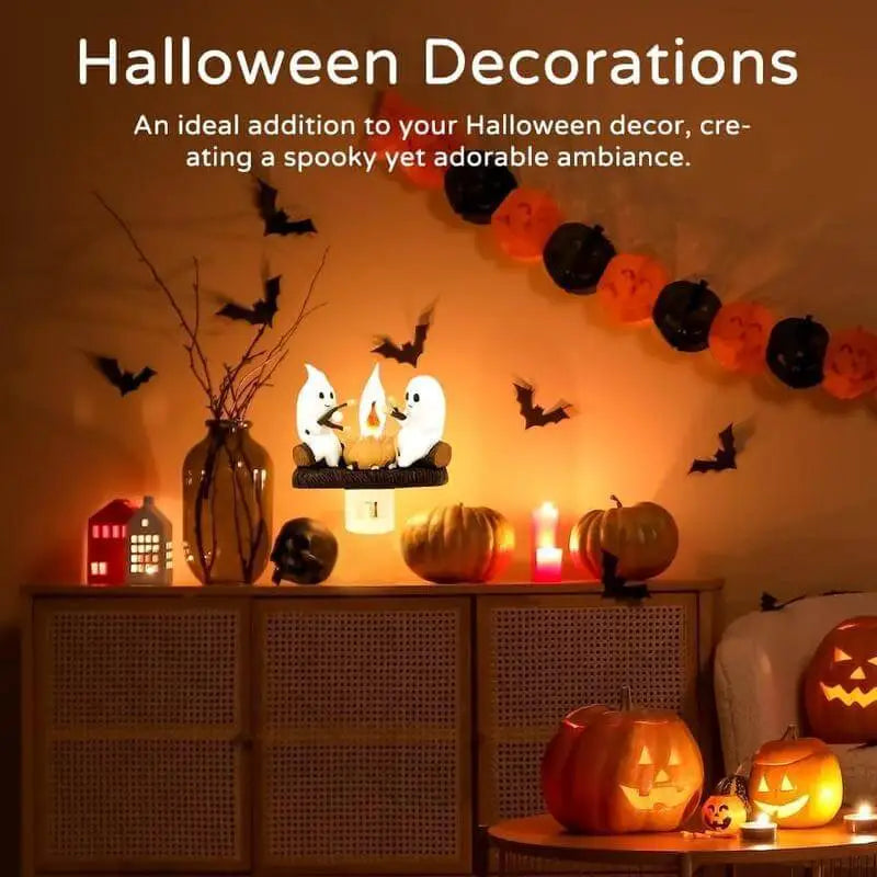 🎃👻Halloween Night Light Ghost Bubble Bath Lamp Ghost Reading Lamp Ornament
