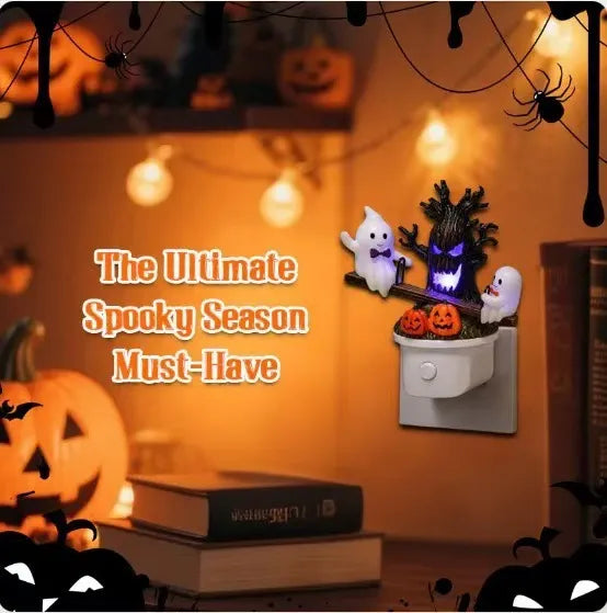 🎃👻Halloween Night Light Ghost Bubble Bath Lamp Ghost Reading Lamp Ornament