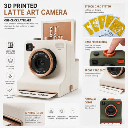 ☕✨ 50% OFF Smart Latte Art Maker Camera Tool 🎨 Create Beautiful Coffee Designs At Home