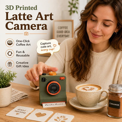 ☕✨ 50% OFF Smart Latte Art Maker Camera Tool 🎨 Create Beautiful Coffee Designs At Home